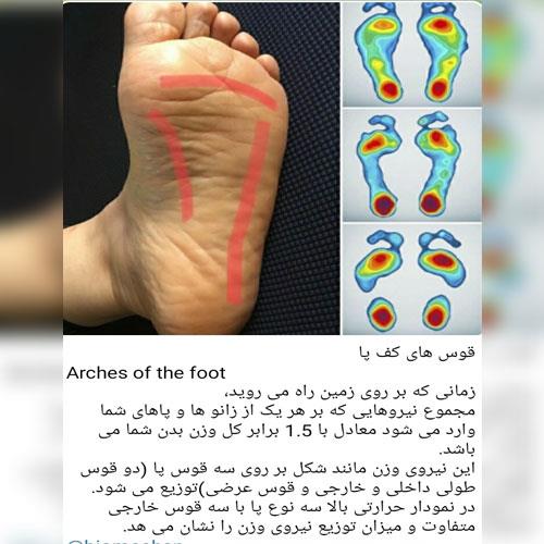 قوس های کف پا
